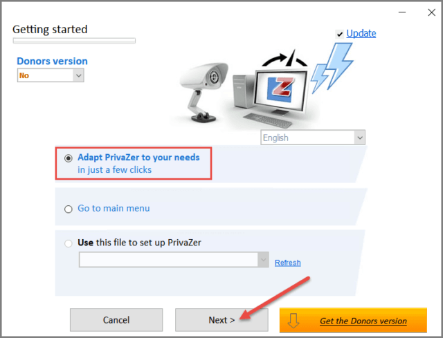 Adaptez PrivaZer à vos besoins