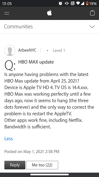 HBO-Max-hang-lagging-issues-on-Apple-TV