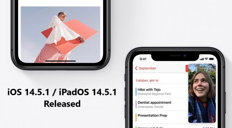 iOS 14.5.1 et iPadOS 14.5.1 sont sortis