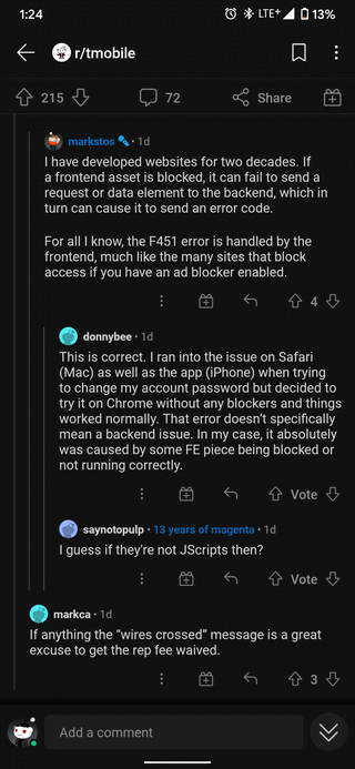 t-mobile-f451-service-non disponible-explication