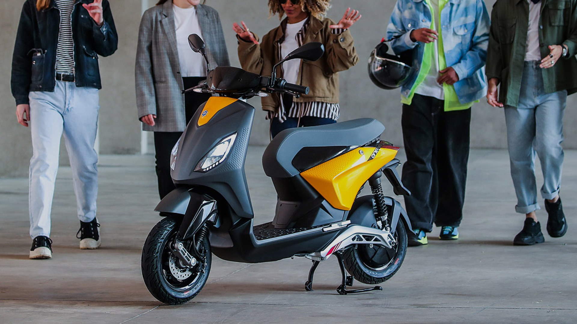 Le scooter Piaggio ONE.