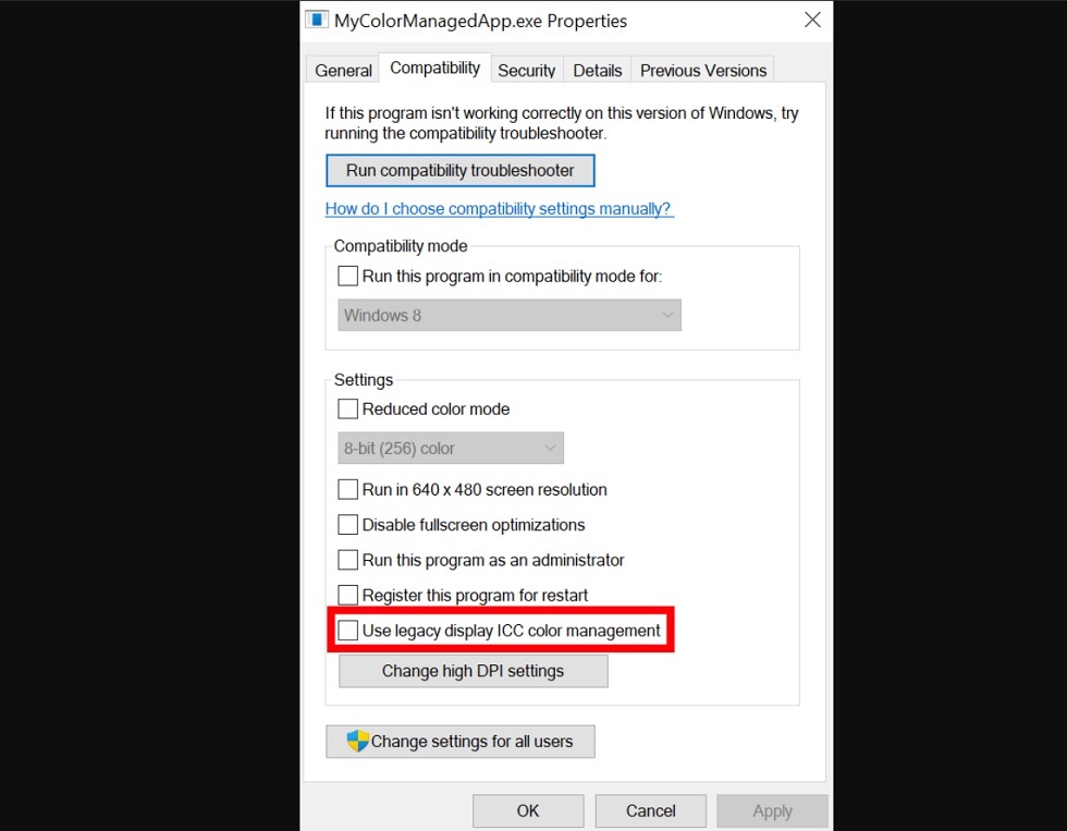 Prise en charge de Windows 10 HDR