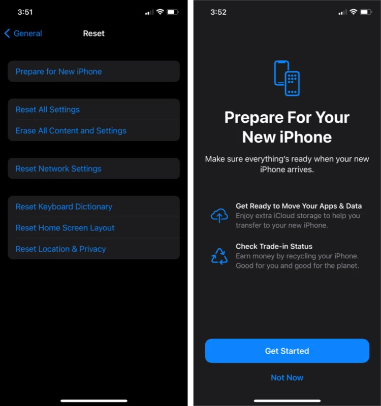 Prepare for your new iPhone in iOS 15