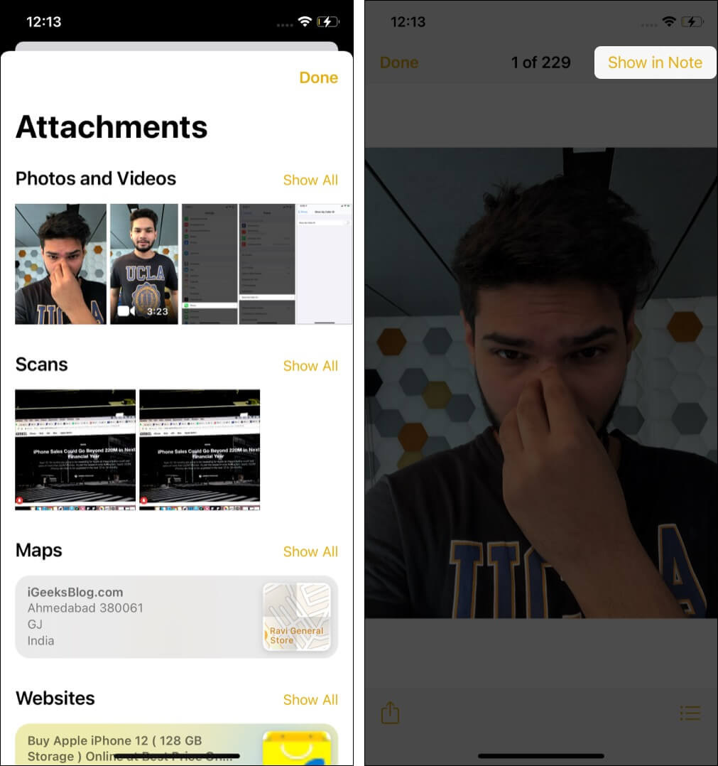 Appuyez sur une photo ou une vidéo pour la voir