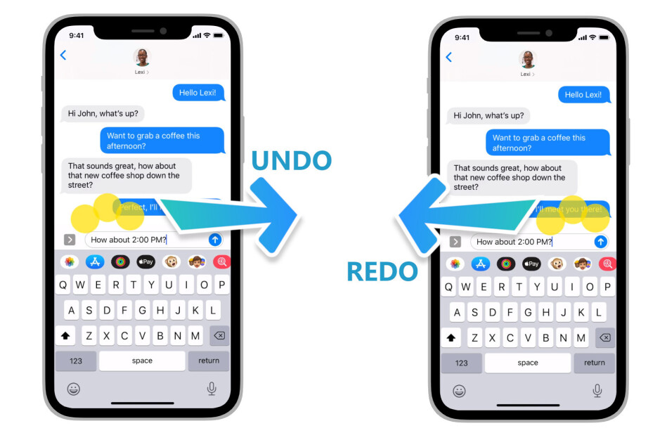 Comment annuler/rétablir sur un iPhone FR Atsit