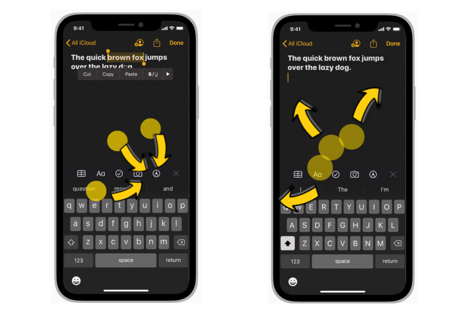 Comment copier/coller sur un iPhone FR Atsit