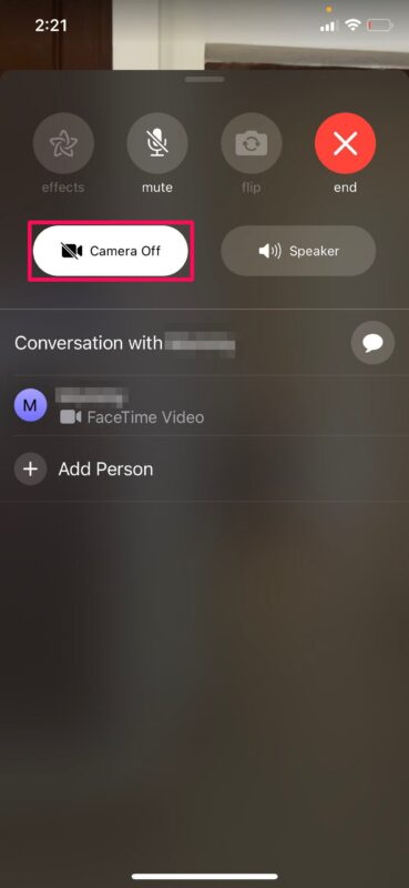 Comment désactiver la caméra lors des appels FaceTime avec iPhone et iPad