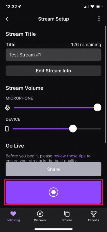 Comment diffuser des jeux iPhone sur Twitch