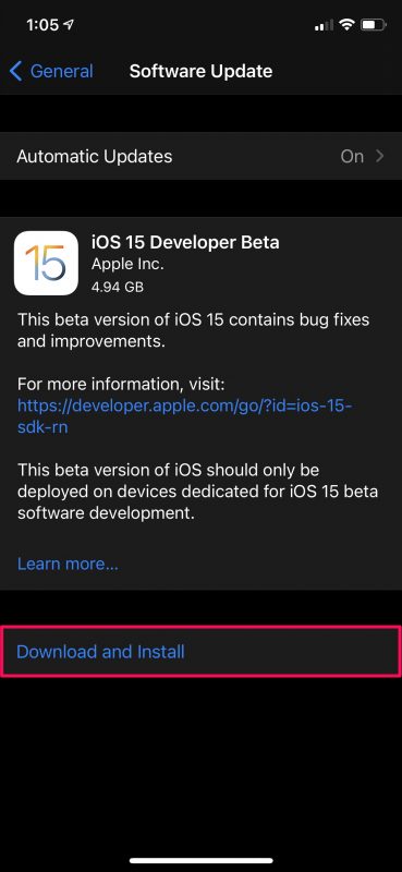 Comment Installer Ios 15 Developer Beta Sur Iphone Fr Atsit