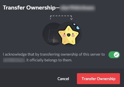 Confirmation de propriété Discord