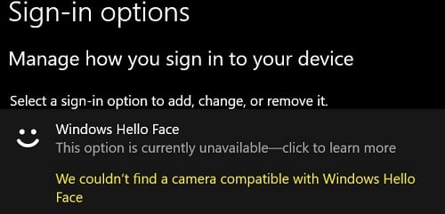 nous-ne-pouvions-trouver-une-caméra-compatible-avec-windows-hello-face-error