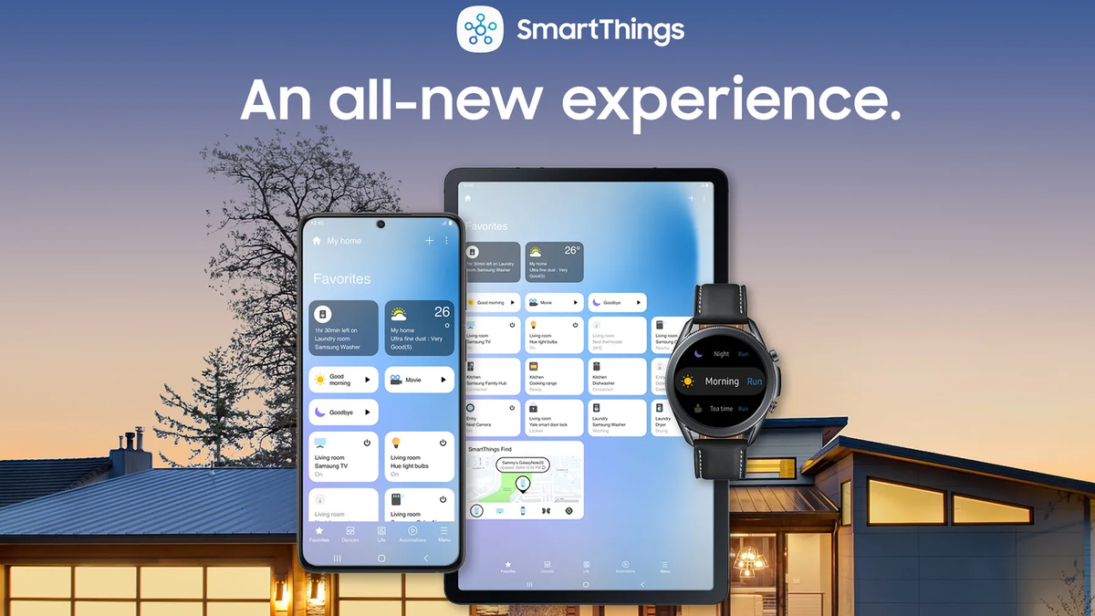 Bannière Samsung SmartThings.