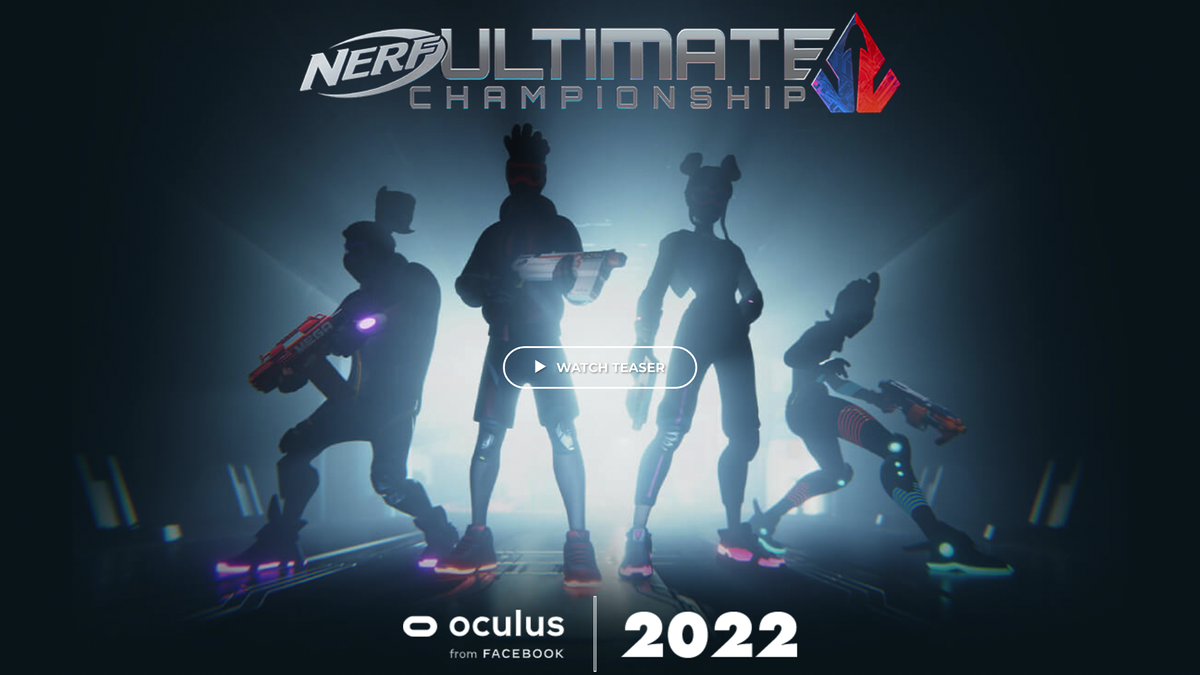 Une bannière pour'Nerf Ultimate Champinship'