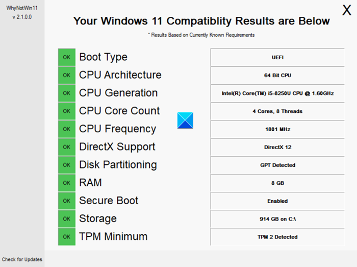 compatibility check windows 11