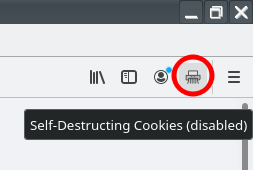 Activer les cookies d'autodestruction