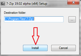 Installer 7-Zip