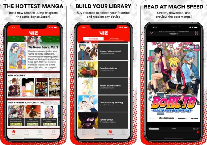 Приложение для чтения манги. Приложение для чтения манги на айфон. Приложение для чтения манги на русском. Viz Manga.