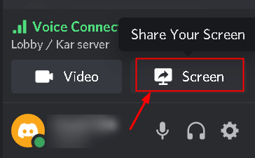 screen sharing discord