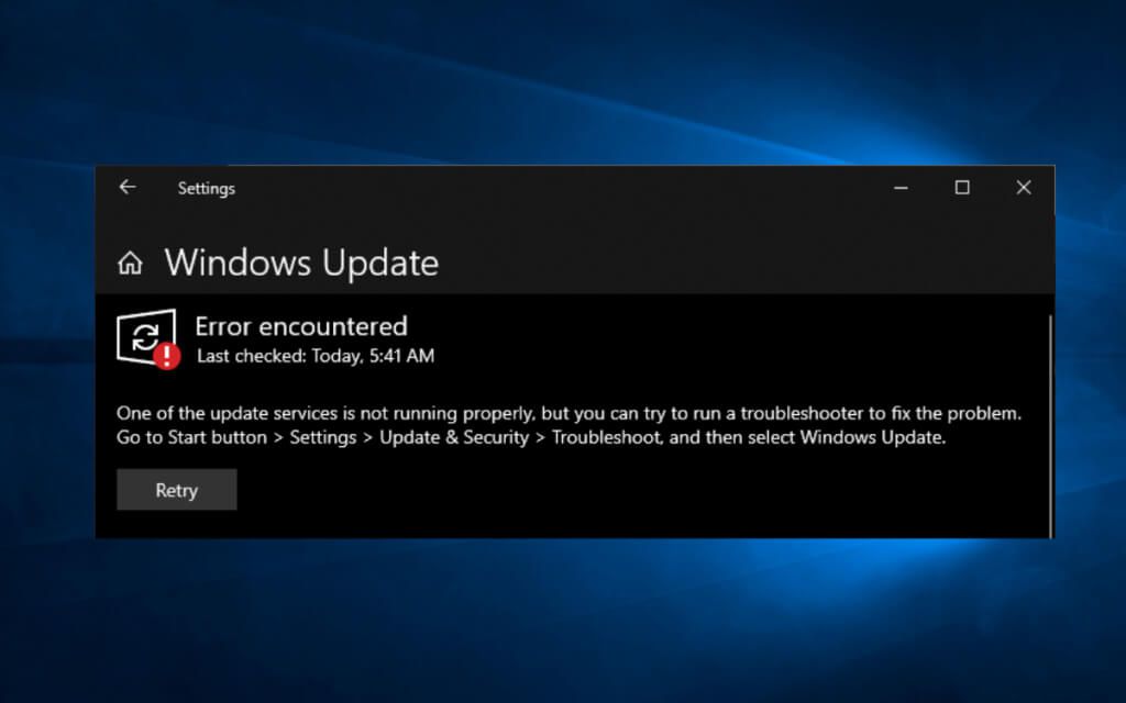 Comment réparer le service Windows Update qui ne fonctionne pas FR Atsit