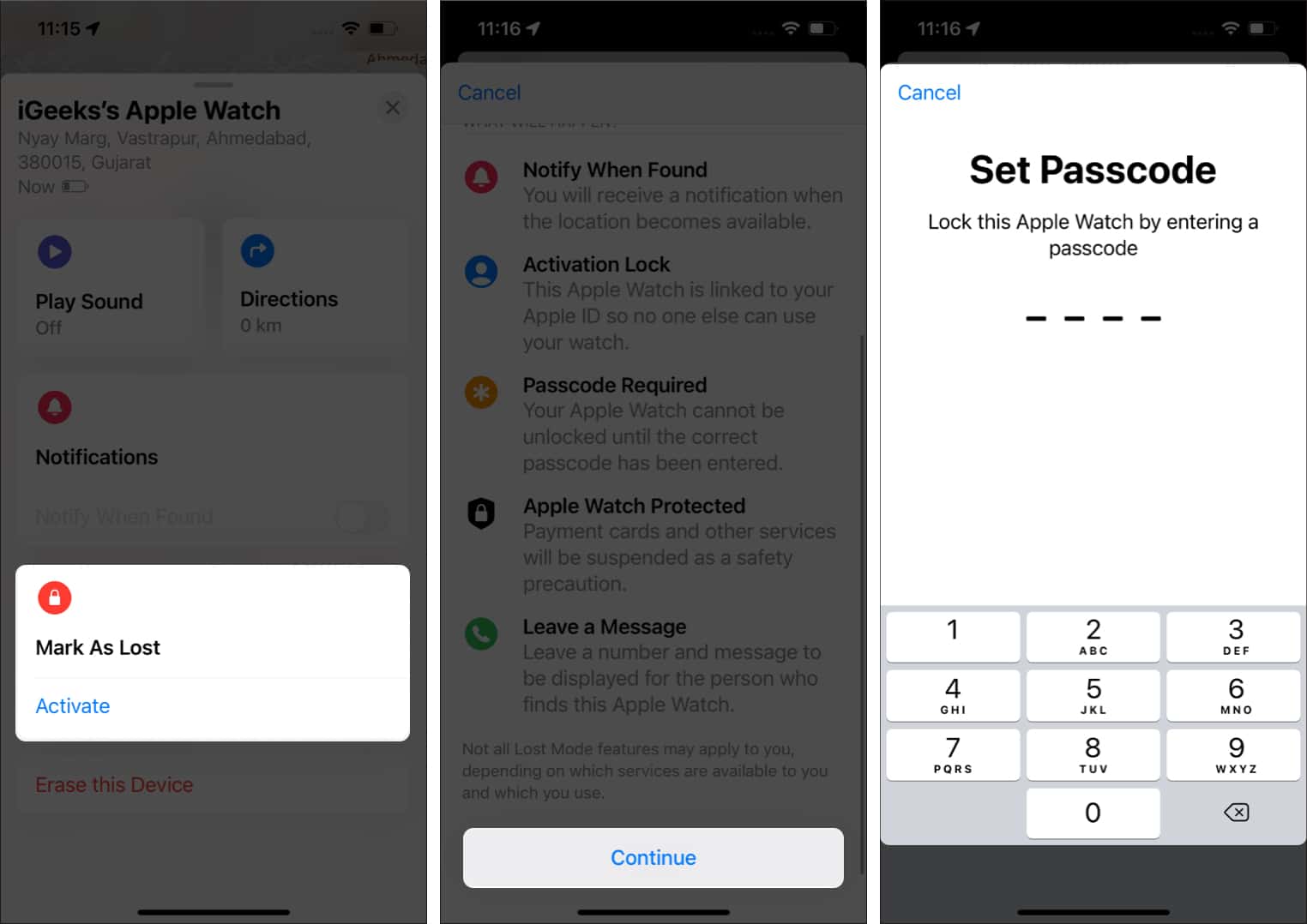 Comment retrouver une Apple Watch perdue et que faire lorsque vous ne pouvez pas FR Atsit