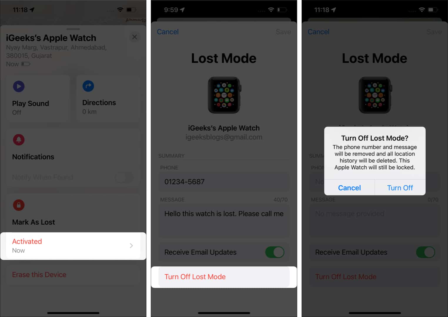 Comment retrouver une Apple Watch perdue et que faire lorsque vous ne pouvez pas FR Atsit
