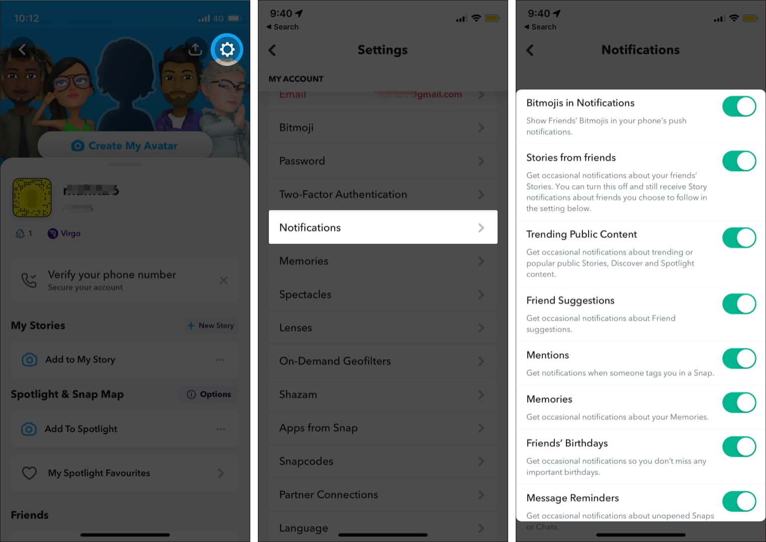 Comment Reparer Les Notifications Snapchat Qui Ne Fonctionnent Pas Sur L Iphone Fr Atsit