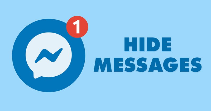 comment masquer une discussion sur messenger