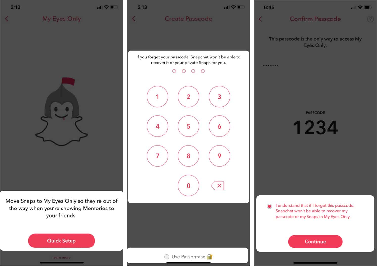 Comment Supprimer My Eyes Only Sur Snapchat Comment utiliser la fonctionnalité My Eyes Only de Snapchat sur iPhone - FR  Atsit