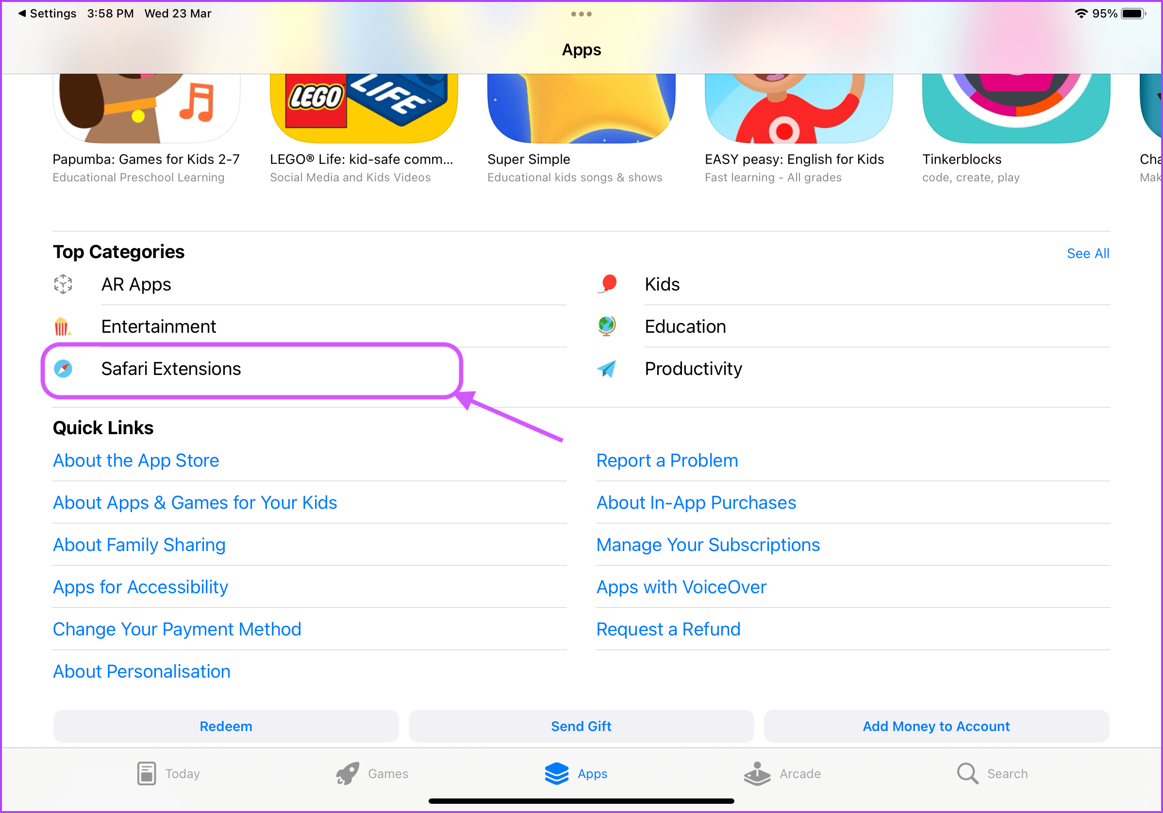 Comment utiliser les extensions Safari sur iPad FR Atsit