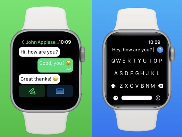 peut on envoyer des sms avec apple watch