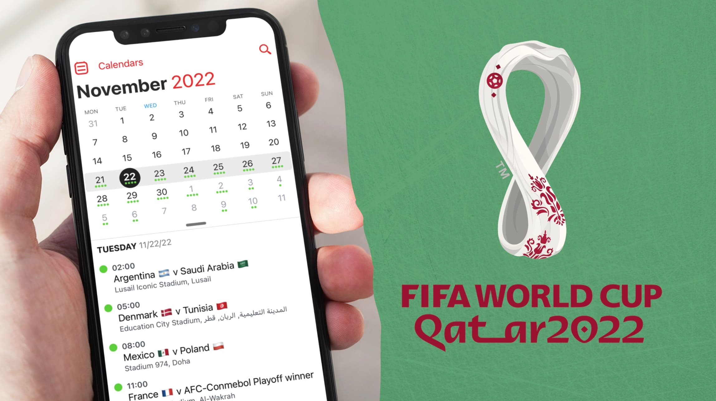 Comment ajouter le calendrier de la Coupe du monde 2022 à votre