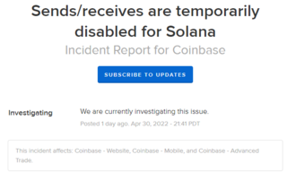 Les Utilisateurs De Coinbase Ne Peuvent Pas Envoyer Ou Recevoir Solana ...