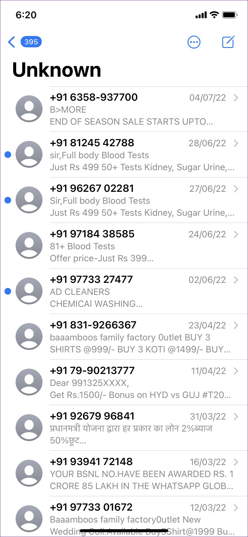 Comment bloquer les messages texte provenant de numéros inconnus sur iPhone et Android FR Atsit