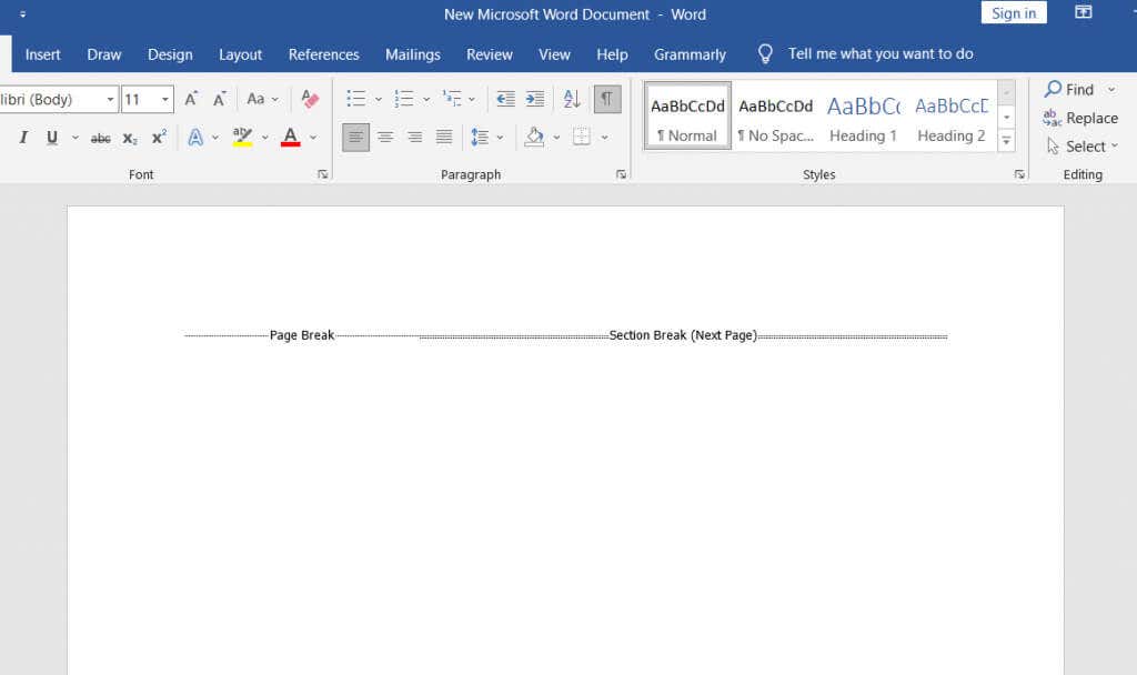Comment ins rer un saut de section dans microsoft word fr atsit