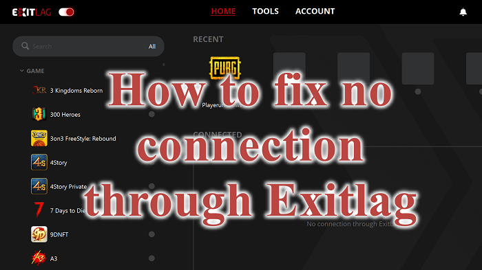 ExitLag Ne Fonctionne Pas Fix Pas De Connexion Via ExitLag FR Atsit