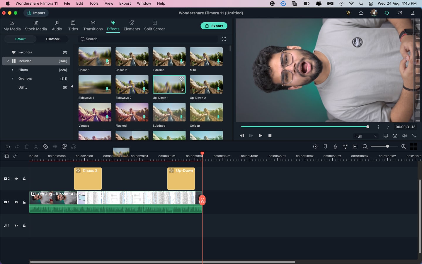 Logiciel de montage vidéo adapté aux débutants pour Mac Filmora 11 FR Atsit