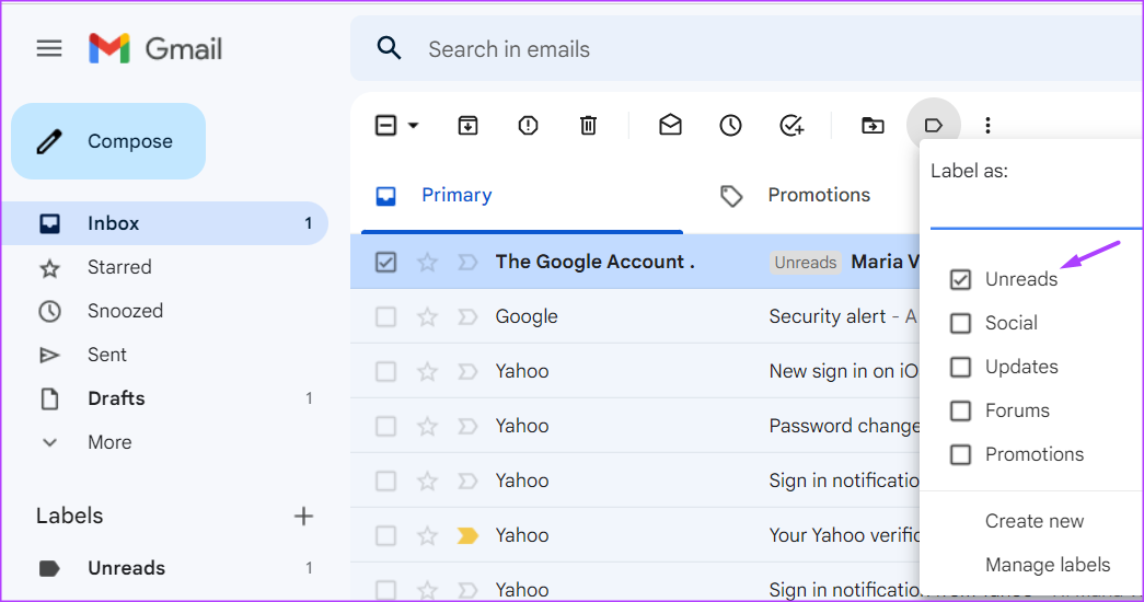 3 meilleures façons de filtrer les emails non lus dans votre Gmail