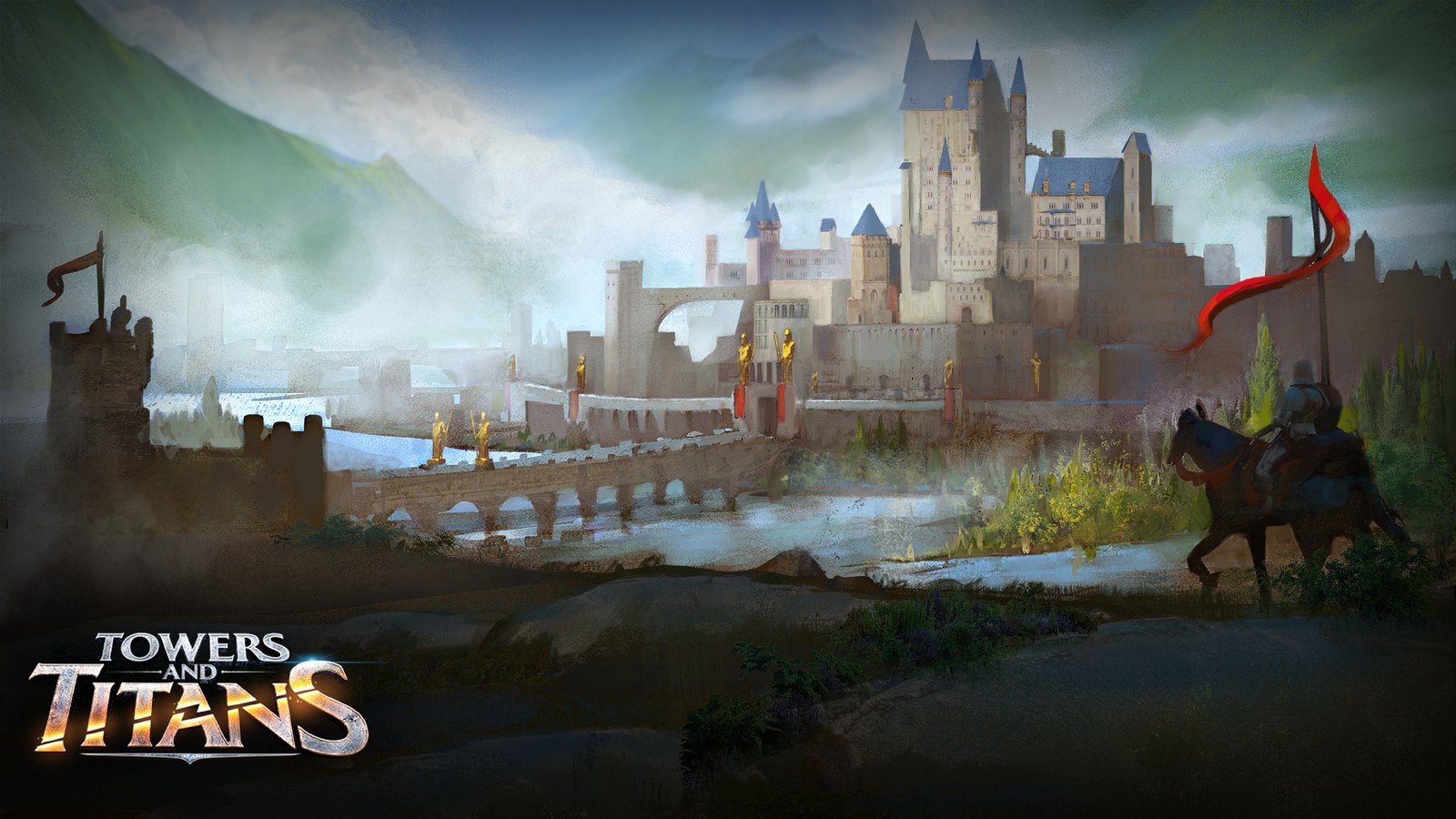 Towers And Titans est un jeu de rôle de défense de tour gratuit de Rumble Games FR Atsit