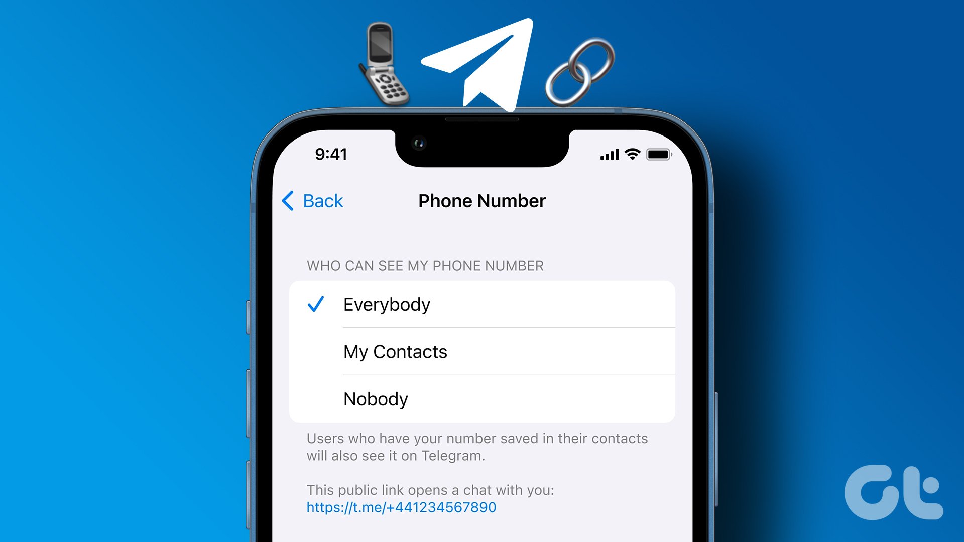 Comment créer un lien de numéro de téléphone sur Telegram FR Atsit