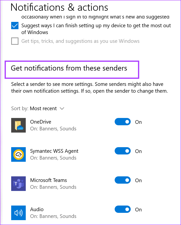 3 meilleures façons d'activer les notifications de messagerie Microsoft ...