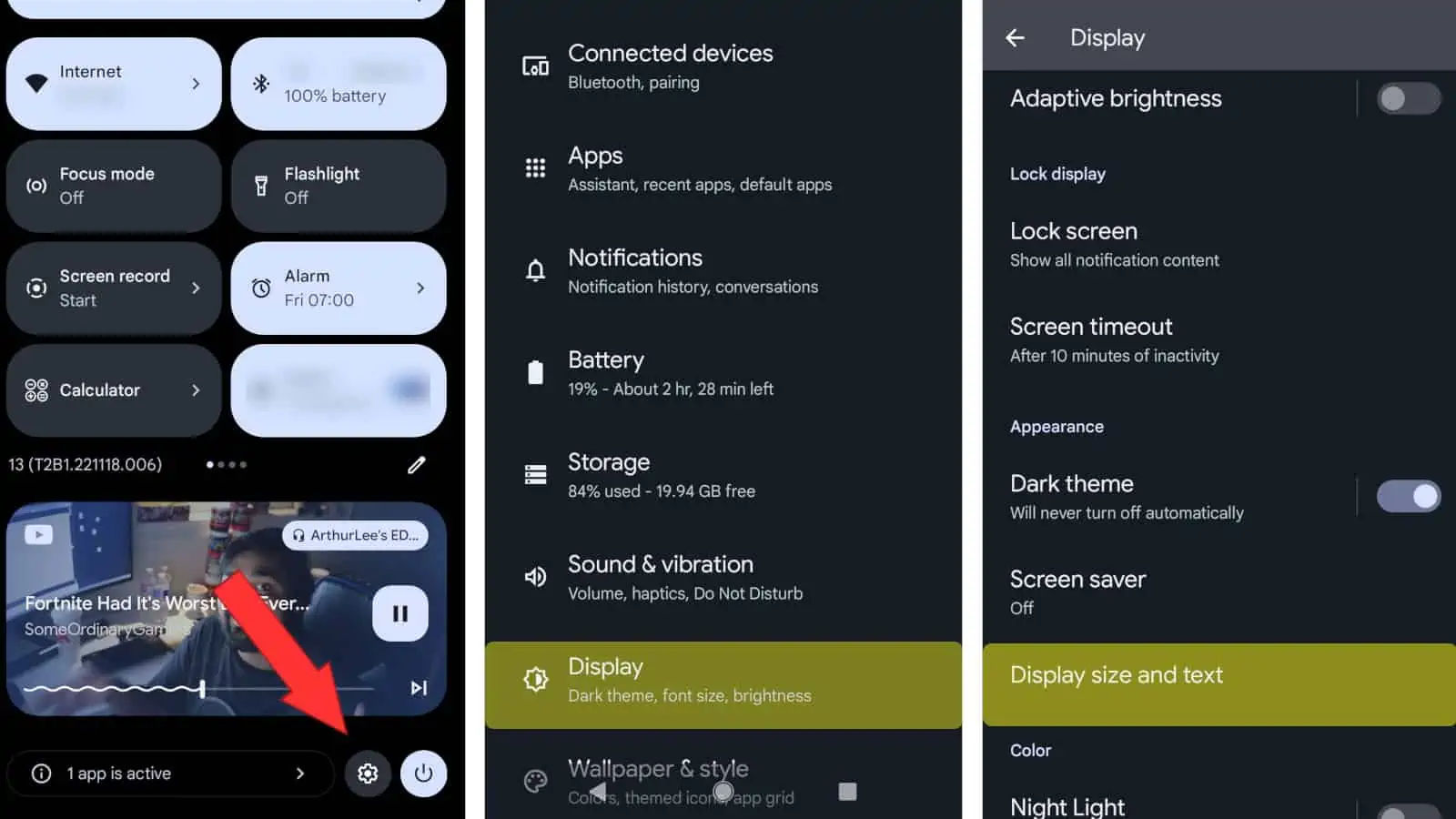 Comment changer la taille de la police dans Android FR Atsit