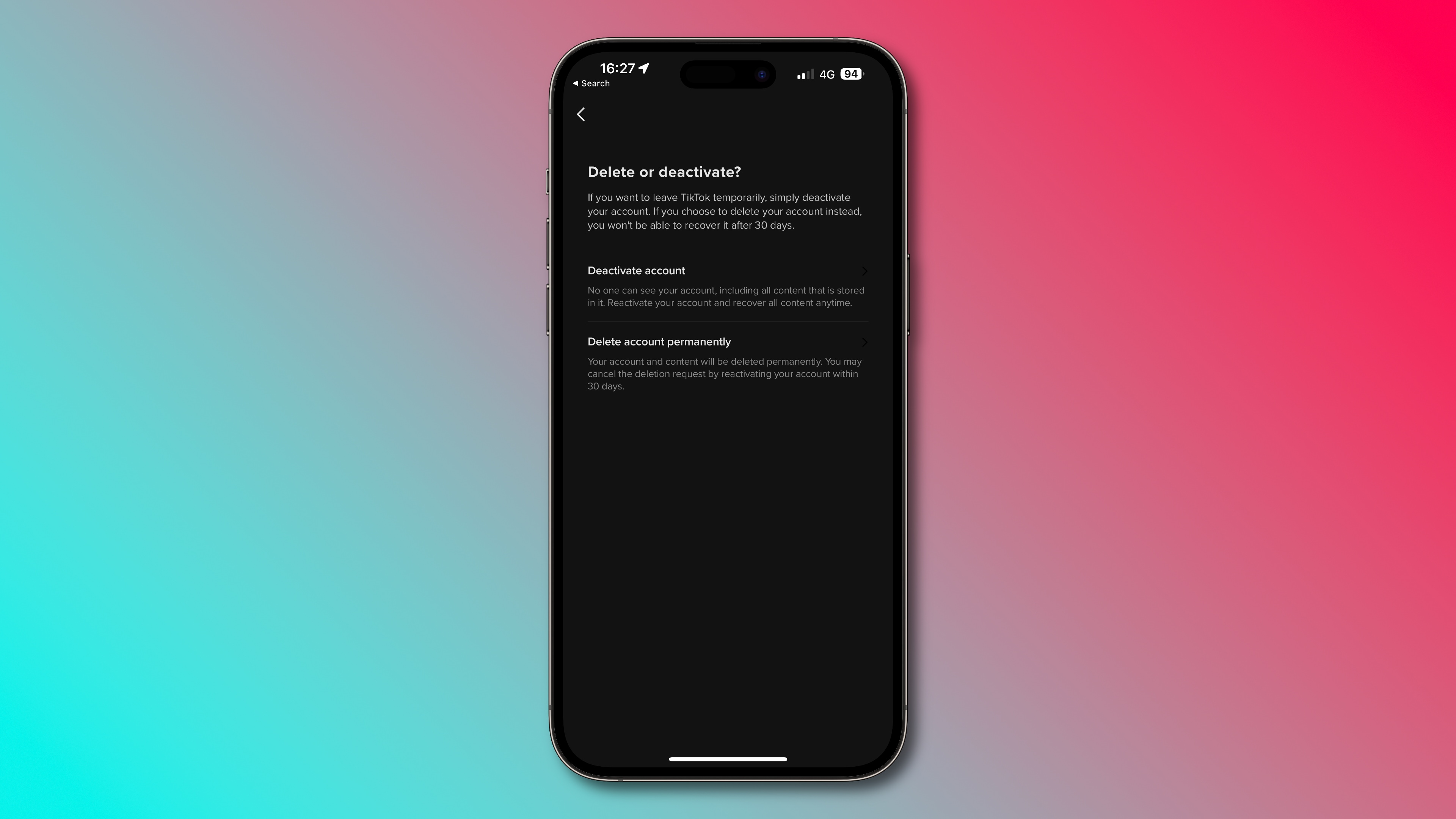 Comment supprimer définitivement votre compte TikTok FR Atsit