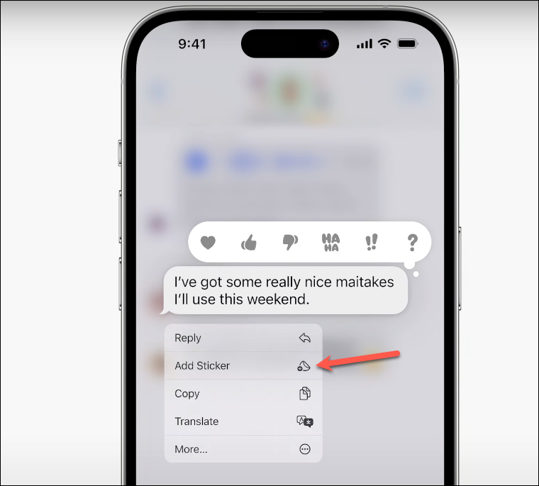 Comment créer des autocollants à partir de vos photos sur iPhone dans iOS 17 FR Atsit