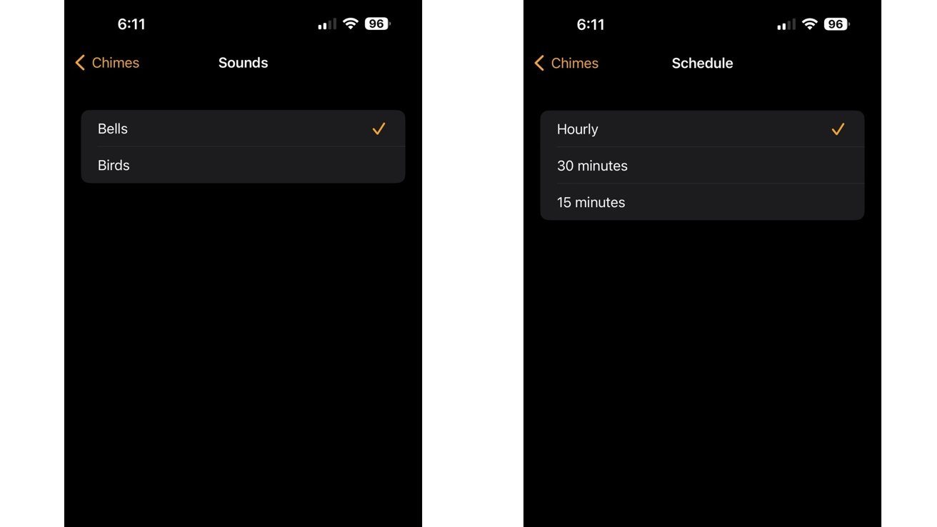 A Taptic Chimes engedélyezése az Apple Watchon a watchOS 9 rendszerben