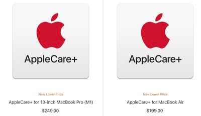 harga applecare lebih rendah