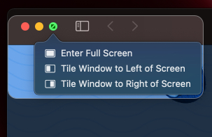 split screen in mac os high sierra
