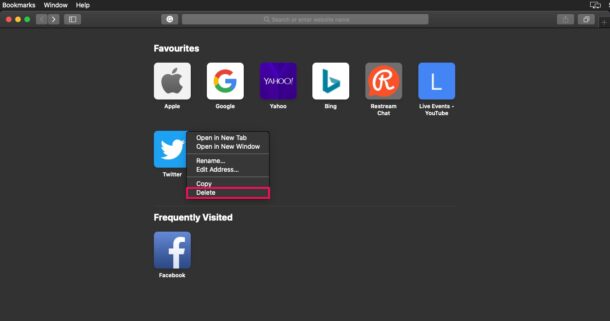 Cara Menambahkan Situs Web ke Halaman Favorit Safari di Mac