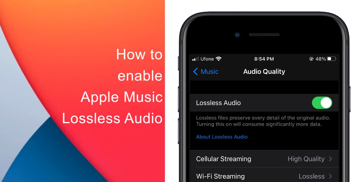 Cara mengaktifkan Apple Music Lossless Audio