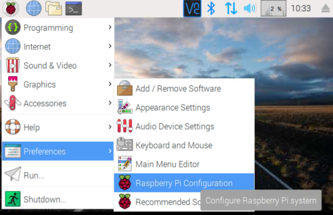 Pilih Konfigurasi Layar