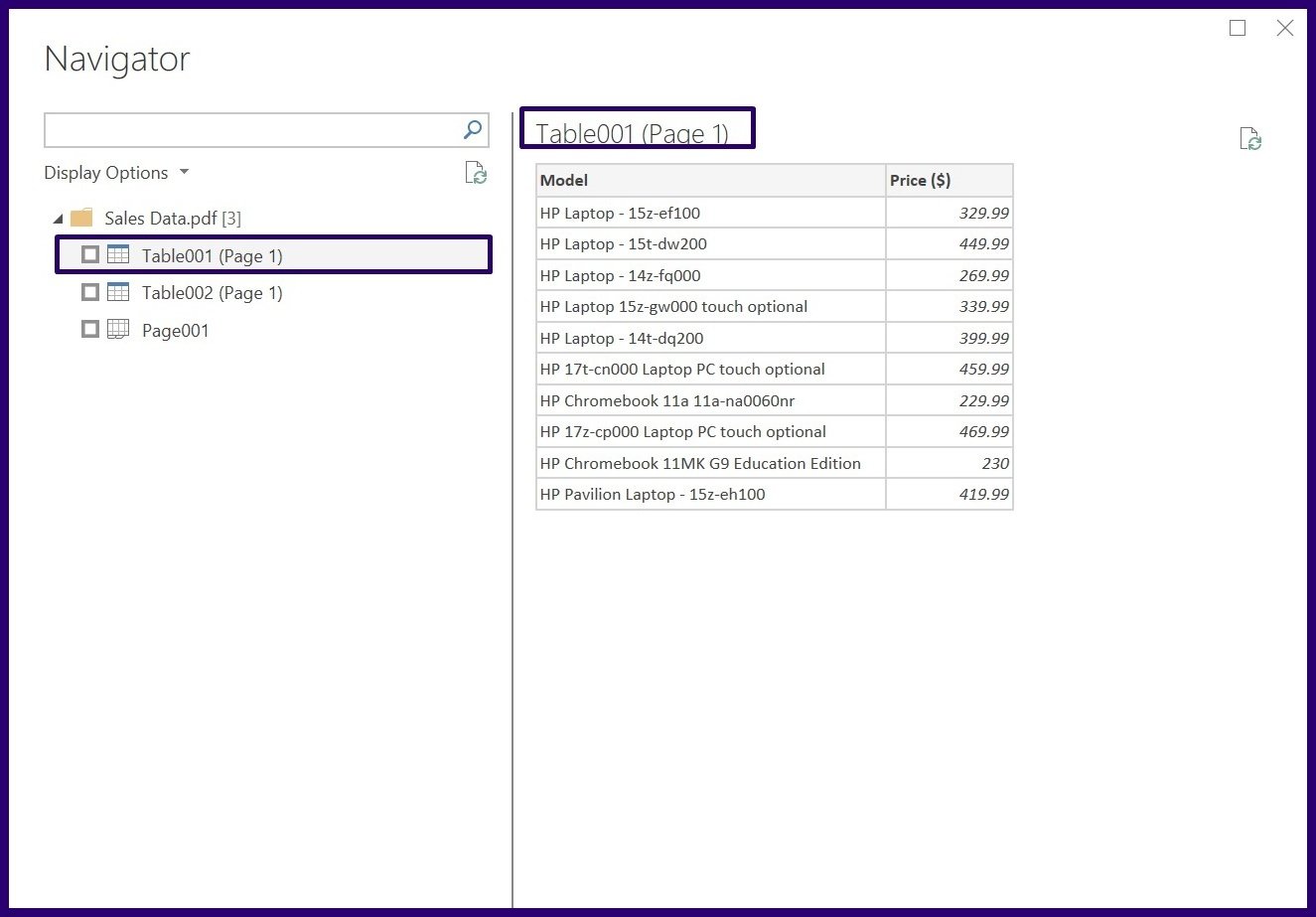 Ekstrak tabel dari pdf langkah 12